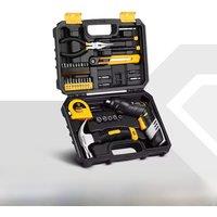 DEKO DKCS3.6O1 Cordless Electric Screwdriver Rechargeable Power battery Screwdriver Twistable Handle