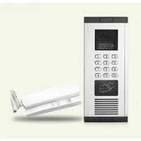 Door Intercom Entry System Kit Wired Doorbell Phone Rainproof Call RFID Access Control For Home Villa Building Apartment