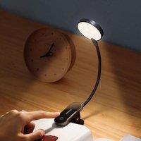 Baseus LED Clip Table Lamp Stepless Dimmable Wireless Desk Lamp Touch USB Rechargeable Reading Light LED Night Light Laptop Lamp