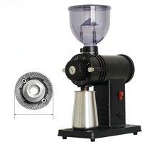 Xeoleo Electric Coffee Grinder 60mm S/S Flat Burr Coffee Miller 10 Steps Espresso Grinder Electric