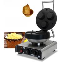 XEOLEO Ice Cream Waffle Cone Maker Machine Ice Cream Bowl Maker Ice Cream Container Crispy Taste Non-stick Pan Commercial&DIY