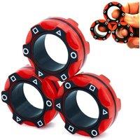 Magnetic Rings, Finger Spinner Fidget Toys, Stress Relief Toys for Anxiety, Magnetic Fidget Toy For Ages 410, Christmas Stocking Filler Gift For Boys