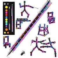 Fidget Magnetic Pen, Decompression Ballpoint Magnet Pen Birthday Gifts for Men Teen, Christmas Stocking Filler Gift For Teenage Boys Girls, Unique Coo