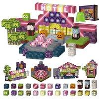 Magnetic Building Blocks 140 Pcs, Magnetic Cubes Halloween Hotel Theme Construction Toy for Kids Ages 510, Christmas Stocking Fillers Gifts for Boys