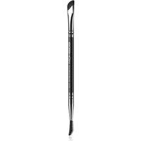 EIGSHOW Double Headed Eyebrow Brush, Eyebrow Comb for Grooming Eyebrows, Professional Sickle Angle Eyebrow Brush for Shaping and Defining Eyebrows (D1