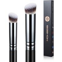 EIGSHOW Concealer Brush Angled Precision Concealer Brush Set Make Up Brush Powder Brush for Cream or Liquid MakeUp Black (E872 & E873) E872&E873