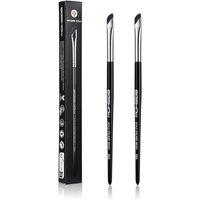 EIGSHOW Eyeliner Brush, Fine Angled Eyeliner Brush, Ultra Thin Curved Brush Sets, 2 PCS Makeup Brushes Sets, Eye Brushes Set Tools, Black (E865) E8652