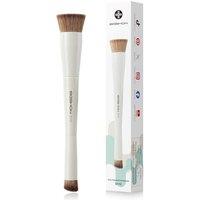 EIGSHOW Foundation & Concealer Brush, DualEnded Makeup Brush For Flawless Foundation Coverage, Precision Concealer, Vegan & Crueltyfree (D110 Beige)