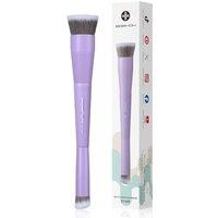 EIGSHOW Foundation & Concealer Brush, DualEnded Makeup Brush For Flawless Foundation Coverage, Precision Concealer, Vegan & Crueltyfree (D110Purple