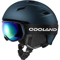 Odoland Ski Helmet Kit with Ski Ski Goggles, Snowboard Helmet for Men Women Teens Kids, Adjustable Ski Helmet and UV400 Protection Ski Goggles DeepBl
