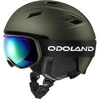 Odoland Ski Helmet Kit with Ski Ski Goggles, Snowboard Helmet for Men Women Teens Kids, Adjustable Ski Helmet and UV400 Protection Ski Goggles Matt Mi