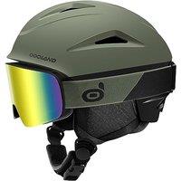 Odoland Snow Ski Helmet with Goggles Set - Adjustable Sport Helmet with Protective Glasses for Men and Women- Windproof Adult and Youth Skiing Gear fo