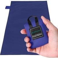 Odoland Picnic Blanket 70 x 110 cm Pocket Blanket Waterproof Heatproof Sandproof Thin Ground Sheet  Lightweight Foldable Beach Mat for Outdoor Campin