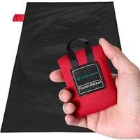 Odoland Picnic Blanket 70 x 110 cm Pocket Blanket Waterproof Heatproof Sandproof Thin Ground Sheet  Lightweight Foldable Beach Mat for Outdoor Campin