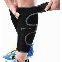 Odoland Calf Compression Sleeve Calf Brace  1 Pair Guard Leg and Adjustable Shin Splints Support for Sport Recovery Fitness and Running Black