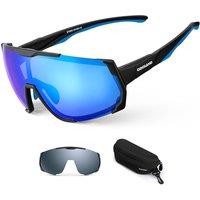 Odoland Cycling Sunglasses with Replaceable Magnetic Lenses for Men Women  Lightweight Polarized UV400 Sport Sunglasses for Driving Cycling Motorcycl