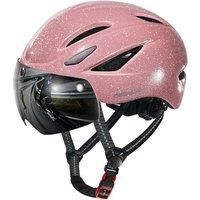 Odoland Bike Helmet - Adult Bicycle Helmet with Detachable Magnetic Goggles Visor - Mountain Road Cycling Certified Lightweight Helmet Adjustable for