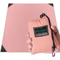 Odoland Outdoor Pocket Travel Blanket Beach Mat  Waterproof Sand Proof Beach Blanket, Picnic Mat  Multi Colour and Sizes  Portable Lightweight for