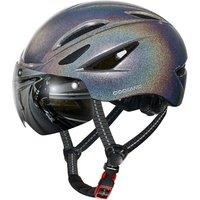 Odoland Bike Helmet  Adult Bicycle Helmet with Detachable Magnetic Goggles Visor  Mountain Road Cycling Certified Lightweight Helmet Adjustable for