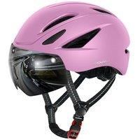 Odoland Bike Helmet  Adult Bicycle Helmet with Detachable Magnetic Goggles Visor  Mountain Road Cycling Certified Lightweight Helmet Adjustable for