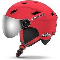 Odoland Kids Ski Helmet with Visor Goggles for Boys Girls, Adjustable Toddler Snowboard Helmet with Magnetic Buckle Strap for Children Ages 312 for S