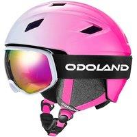 Odoland Ski Helmet Kit with Ski Ski Goggles, Snowboard Helmet for Men Women Teens Kids, Adjustable Ski Helmet and UV400 Protection Ski Goggles Gradien