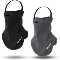 Odoland Balaclava Ski Face Mask for Men Women Youth, Unisex Adjustable Winter HalfFace AntiFog Mask Neck Warmer with Velcro Suitable for Skiing Snow