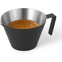 MHW3BOMBER Espresso Measuring Cup 100 ml, Stainless Steel Espresso Shot Cup, VShaped Pouring Spout Espresso Cup with Handle for Coffee|Tomato Sauce|