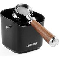 MHW3BOMBER Espresso Knock Box, 1.2L(15 Cups) Coffee Knock Box with Removable Knock Bar and AntiSlip Pads for Espresso Puck, Coffee Ground, Durable E