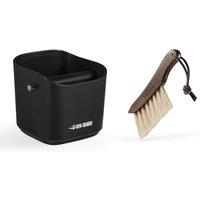 MHW3BOMBER Espresso Knock Box, 1.2L(15 Cups) Coffee Knock Box with Coffee Clean Brush and Removable Knock Bar for Espresso Puck, Coffee Ground, Durab