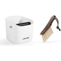 MHW3BOMBER Espresso Knock Box, 1.2L(15 Cups) Coffee Knock Box with Coffee Clean Brush and Removable Knock Bar for Espresso Puck, Coffee Ground, Durab