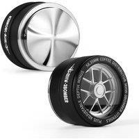 MHW3Bomber Yu Series Coffee Distributor 58mm, infinitely Variable Espresso Distribution Tool with Sound Feedback, Coffee Leveler fits for 58mm Portaf