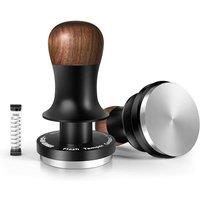 MHW3BOMBER 58.35mm Coffee Tamper 2.0 with Sound Feedback 30lb/15lb, Espresso Tamper Constant Pressure with 3 Spring Loaded, Coffee Accessories, Flat
