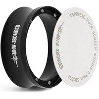 MHW3BOMBER 54mm Espresso Dosing Funnel & 54mm Puck Screen Set, Magnetic Dosing Ring & Reusable Filter kit Compatible with 54 mm Portafilter,Coffee Do