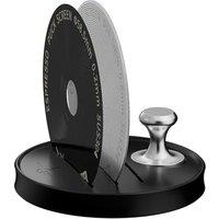 MHW3BOMBER 58.5mm Puck Screen Set,0.2mm & 0.8mm Metal Filters, Stand, Auxiliary Magnetic Suction, Compatible with La Marzocco/Gaggia, Reusable Espres