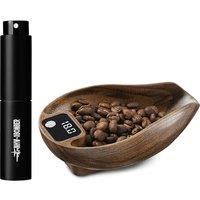 MHW3BOMBER Coffee Bean Scale & Spray Bottle Kit, 0.1g Precision Digital Espresso Scale for Weighing & Dosing, 0.3200g Mini Kitchen Scale for Coffee,