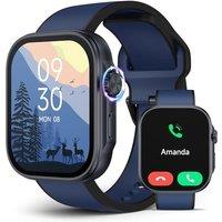 SOUYIE Smart Watches with Bluetooth Call, 3ATM Waterproof Fitness Tracker, 1.99" AMOLED Display, Heart Rate Blood Oxygen Sleep Monitoring, Smartwatch