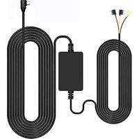 WOLFBOX 20FT Type-C/USB C Hardwire Kit Extended Version for i07/G900/G850/G840S/G840H Dash Cam, Hard Wire Car Charger Cable Kit 12V- 24V to 5V for Das