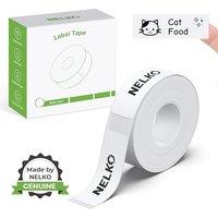Nelko P21 Label Maker Tape, 14x40mm (0.55x1.57) SelfAdhesive Tag Compatible with P21 Maker for Home/Office/School, 180 Labels/Roll, White