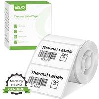 Thermal Labels for Nelko PM220 Label Maker, 2" x 1.18" (50x30mm) Waterproof Sticker, MultiPurpose Tape, 1 Roll of 230 SelfAdhesive Thermal Paper (Wh