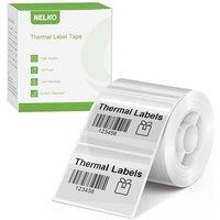 Nelko PM220 Thermal Labels, 1.57'' x 1.18'' (40x30mm) Waterproof MultiPurpose Sticker Tape, 1 Roll of 230 Transparent Thermal Paper