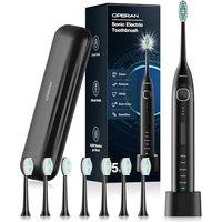 Electric Toothbrush for Adults and Kids Operan Sonic Rechargeable Toothbrush with 5 Modes 2Min Smart Timer IPX7 Waterproof 40,000 VPM Motor with 8 Br