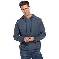 VICT POPU Hoodies For Men UK Jumpers Pullover Hooded Sweatshirts Plaid Jacquard Long Sleeve Drawstring Work Hipster Casual Hoodie XL Dark Grey Bue