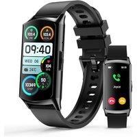 Smart Watch Fitness Tracker (Answer/Make Calls), 1.58" AMOLED Display, 24/7 Heart Rate Blood Oxygen Blood Pressure Sleep Monitor, 114+ Sports Modes Wa