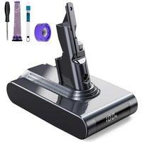 EVARY 6000mAh Replacement Battery for Dyson V7 Battery with Level Display Compatible Dyson V7 Vacuum Cleaner Series SV11 Absolute Animal Motorhead Tri