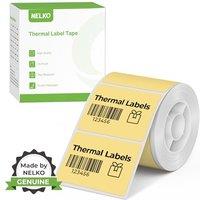Thermal Labels for Nelko PM220 Label Maker, 1.57'' x 1.18'' (40x30mm) Waterproof MultiPurpose Sticker, 1 Roll of 230 SelfAdhesive Thermal Paper (Yel