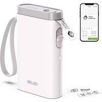 Nelko Label Maker Machine with Tape, P21 Portable Bluetooth Label Printer, Wireless Handheld Sticker Maker Mini Label Makers with Multiple Templates f