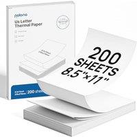 POLONO D810 Thermal Printer Paper 8.5 x 11 Inch, Advanced Thermal Printing, US Letter Size Thermal Paper Compatible with D810, Folded, Continuous, Siz