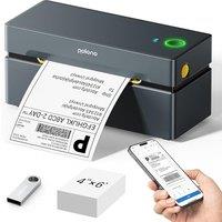 POLONO Bluetooth Thermal Shipping Label Printer, Wireless 4x6 Shipping Label Printer for Small Business, Support iOS, Android, Windows and Mac, Compat