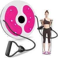 MAIKEHIGH Waist Twist Disc, Waist Slimming Balance Rotating Disc Multifunctional Twist Board Exercise with Massage Foot Sole Home Fitness Gym Equipm